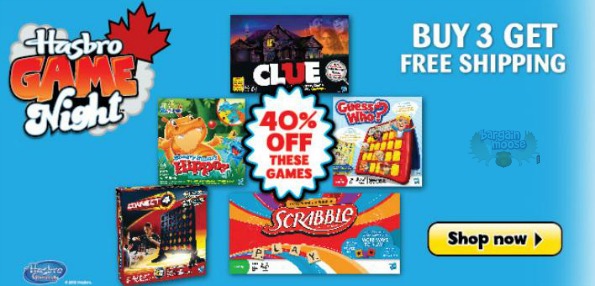 Toys R Us Canada: 40% Off Select Hasbro Games