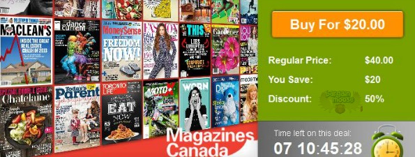 WagJag Canada: $40 Of Magazine Subscriptions For $20, Shipping Included Photo WagJag Canada: $40 Of Magazine Subscriptions For $20, Shipping Included