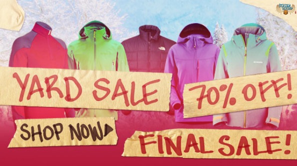 Live Out There Canada: Yard Sale With 50% to 70% Off + Free Shipping