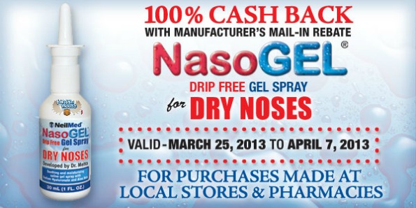 Canadian Freebie: NeilMed Canada NasoGel Spray (Mail in Rebate)