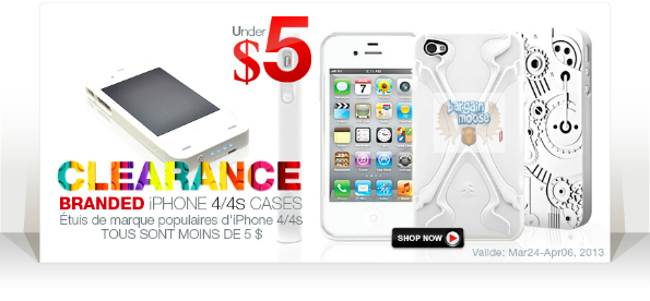 123InkCartridges: Brand name iPhone 4/4s Cases for Under $5!