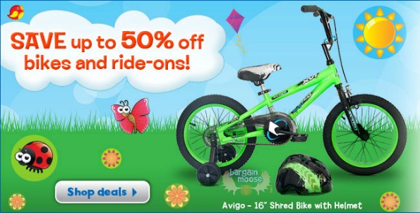 Toys R Us Canada: Up to 50% Off Bikes, Ride ons & Scooters Photo Toys R Us Canada: Up to 50% Off Bikes, Ride ons & Scooters