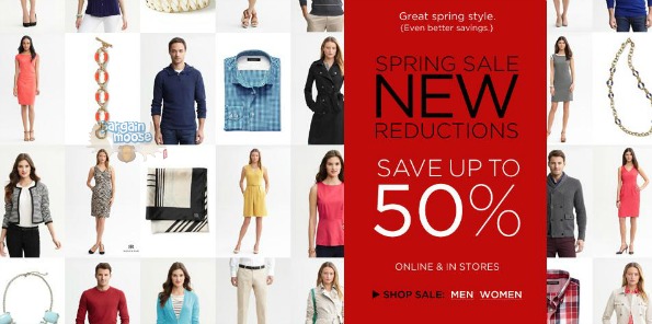 Banana Republic Canada Promo Code: Additional 30% Off Sale Items