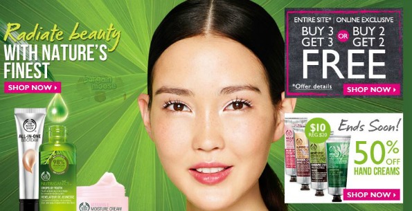 bodyshop The Body Shop Canada: Buy 3, Get 3 Free