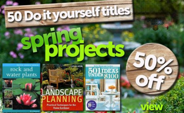 BookCloseouts Canada: 50/50 Selection DIY Spring Project Books Photo BookCloseouts Canada: 50/50 Selection DIY Spring Project Books