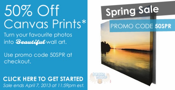 Canvas Stock Canada Coupon: 50% Off Canvas Prints
