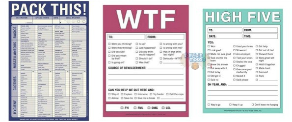 Chapters Canada: 20% Off Knock Knock Stationery