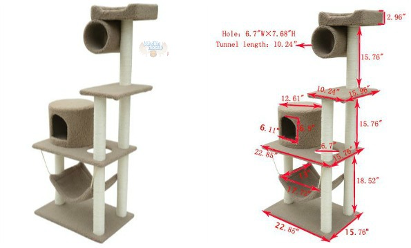 eBay Canada: 55 Cat Scratch Condo Tree For $79 + Free Shipping
