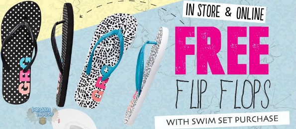 Garage Canada Promo Code: Free Flip Flops w/ Swimset Purchase