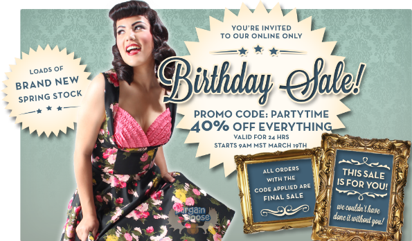 Blame Betty Canada Birthday Sale: 40% Off Everything Online