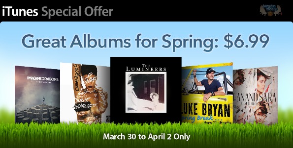 iTunes iTunes Canada: Albums For Only $6.99