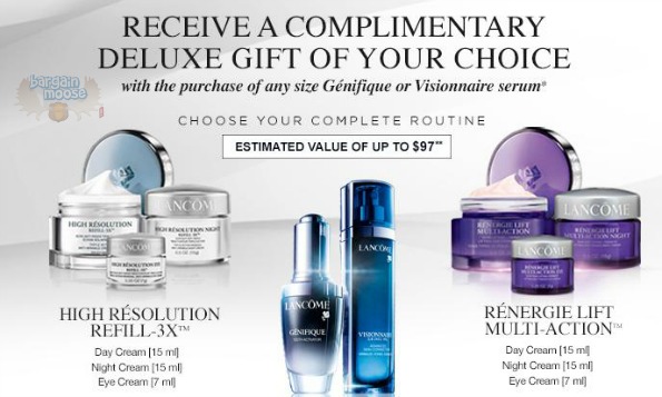 Lancome Free Gift With Purchase Jan 2013
