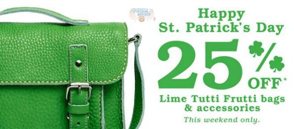 roots Roots Canada: 25% Off Lime Green Bags