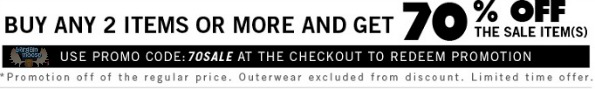 stylexchange Stylexchange Canada Coupon: Buy 2 Sale Items Get 70% Off