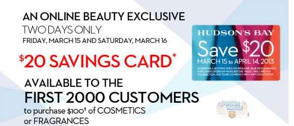 The Bay Canada: Weekend Promotions
