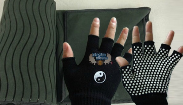 Ethical Deal Canada: 83% Off Non Slip Yoga Gloves & Towel