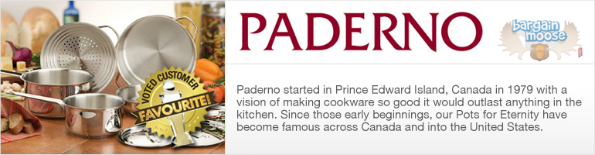 WagJag Canada: 5 piece Set Of Paderno Cookware Only $135 (Save $209) Photo WagJag Canada: 5 piece Set Of Paderno Cookware Only $135 (Save $209)