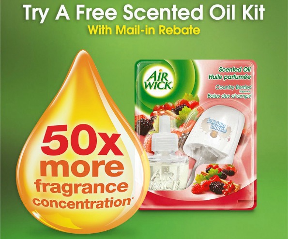 Canadian Freebie: Air Wick Scented Oil Starter Kit (Mail in Rebate)