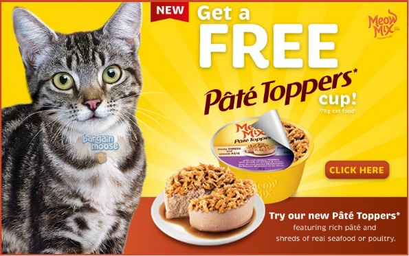 Canadian Freebie: Meow Mix Pate Toppers Cup