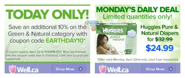 Well.ca Coupon : Save Additional 10% on Green & Natural Today Only