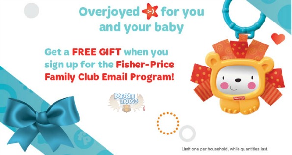 Canadian Freebie: Free Gift w/Fisher Price Family Club Sign Up Photo Canadian Freebie: Free Gift w/Fisher Price Family Club Sign Up