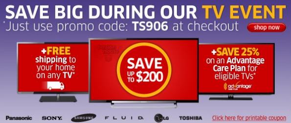The Source Canada Promo Code: Save up to $200 & Free Shipping on TVs 