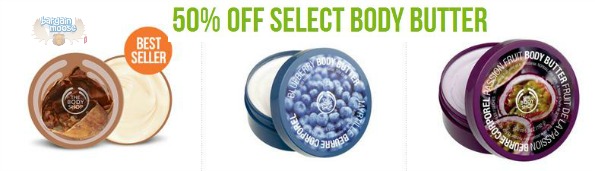 The Body Shop Canada: 50% Off Body Butter