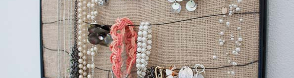 burlap 4 DIY Ways to Organize Your Jewellery