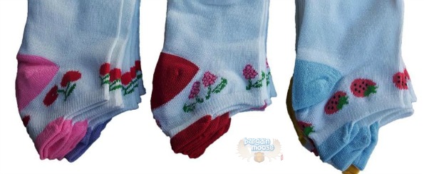 eBay Canada: $20 For 24 Pairs Girls Socks + Free Shipping