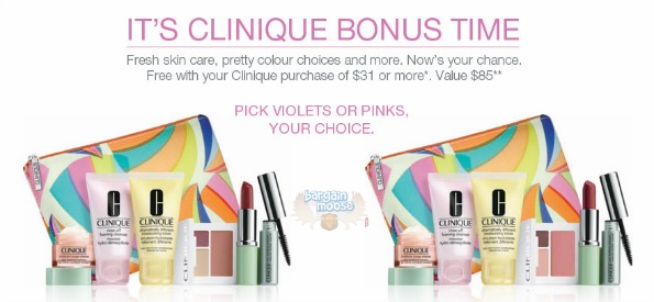 Sears Canada: Free gift with $31 Clinique Purchase Photo Sears Canada: Free gift with $31 Clinique Purchase