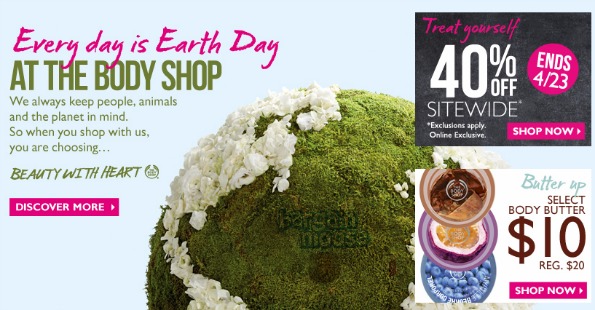 The Body Shop Canada: Save 40% Site Wide