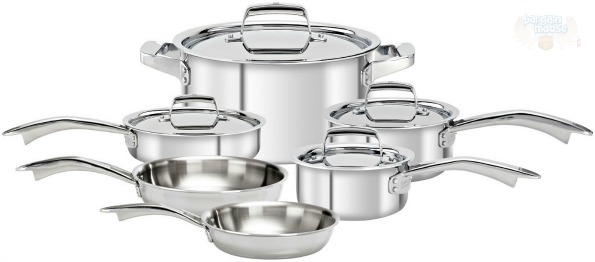 thebay The Bay Canada: Henckels TruClad 10pc Cookware Set + Gift Was $1000 | Now $300