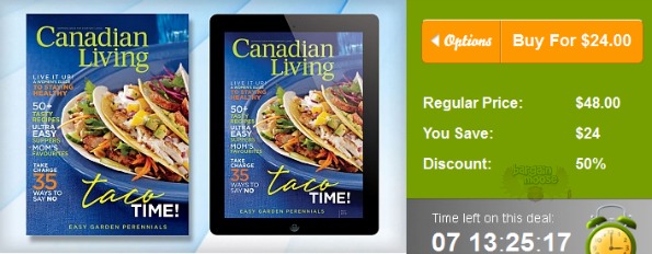 WagJag Canada: 50% Off 2 Year Subscription To Canadian Living