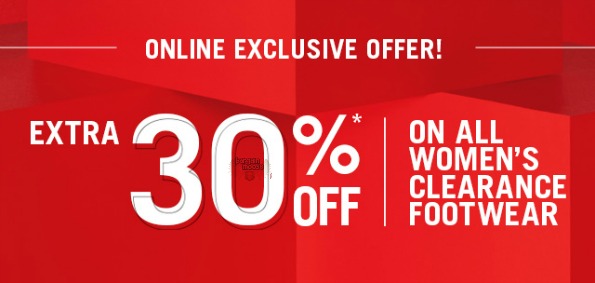 Aldo Canada: Extra 30% Off All Womens Clearance Footwear