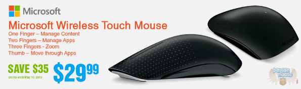 Canada Computers: Only $30 For Microsoft Wireless Touch Mouse (Save $35) Photo Canada Computers: Only $30 For Microsoft Wireless Touch Mouse (Save $35)