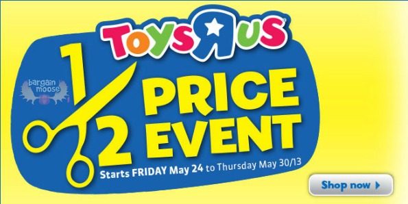 Toys R Us Canada: 1/2 Price Event Photo Toys R Us Canada: 1/2 Price Event