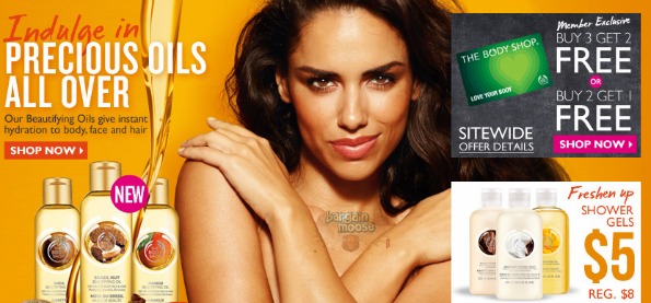 The Body Shop Canada: B3G2 Free