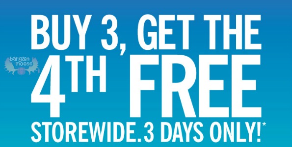 Chapters Canada: Buy 3, Get The 4th Free In Store