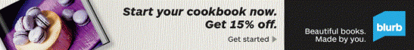 BL_Food-Banner_728x90_FINAL Blurb Canada Promo Code: Get 15% Off Your Own Cookbooks