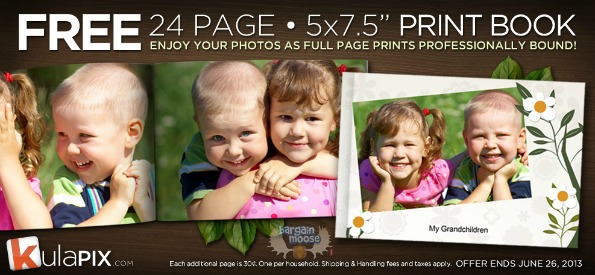 Kulapix Canada Exclusive Promo Code: Get A Free 24 Page Print Book! (Just Pay Shipping)