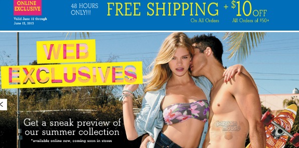 Garage Canada: Online Only Save $10 on $50+ 