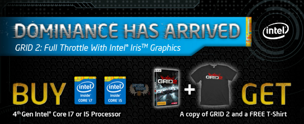 Canada Computers: Buy Intel Core i5 Or Core i7 & Get FREE Copy Of GRID 2 & T Shirt Photo Canada Computers: Buy Intel Core i5 Or Core i7 & Get FREE Copy Of GRID 2 & T Shirt