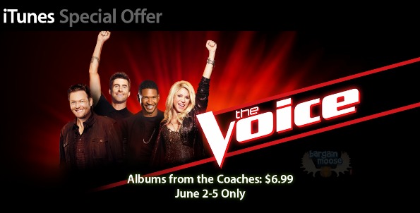 itunes iTunes Canada: The Voice Albums For $6.99