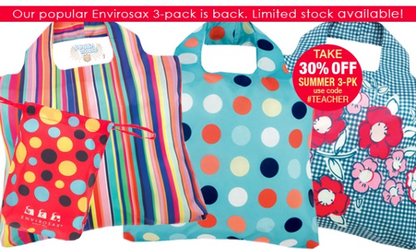 Lavish & Lime Canada Coupon: 30% Off 3 Pack Envirosax
