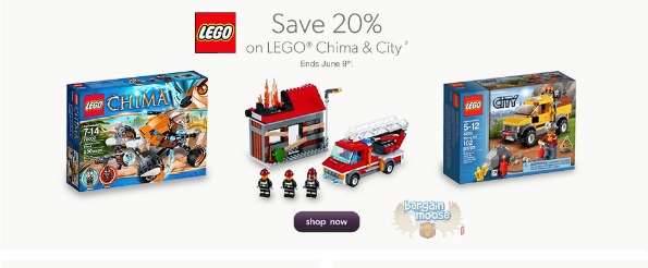 Chapters Canada: 20% Off Lego Chima & City