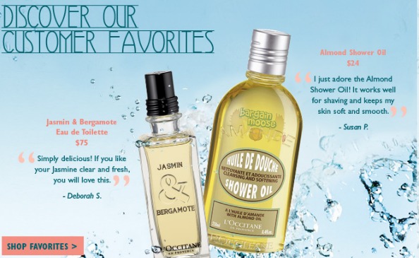 LOccitane Canada: Free Shipping on a $60 Spend