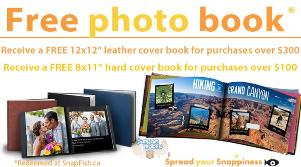 Jet Setter Canada: Free Snapfish Photo Book On Your $100 Spend