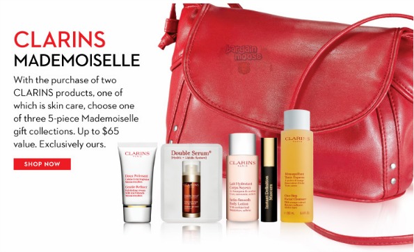 The Bay Canada: Free Gift With Purchase Of 2 Clarins Products ($65 Value) Photo The Bay Canada: Free Gift With Purchase Of 2 Clarins Products ($65 Value)