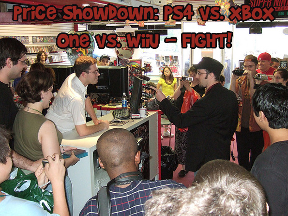 Price Showdown: PS4 vs. xBox One vs. WiiU FIGHT! Photo Price Showdown: PS4 vs. xBox One vs. WiiU FIGHT!