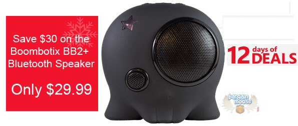 Microsoft Canada Store: 50% Off Boombotix BB2+ Bluetooth Speaker Just $29.99 Day 3 of 12 Days Of Deals
